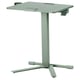 MITTZON height-adjustable green desk, movable, tiltable, metal base, for work or presentations.
