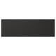 Black rectangular NICKEBO panel, sleek and modern, crafted from recycled wood and plastic, matt finish.