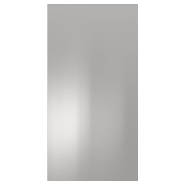 NOGSTA stainless steel cover panel. Sleek, rectangular metallic design.