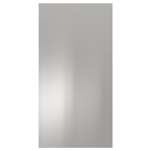 NOGSTA stainless steel cover panel. Sleek, rectangular metallic design.