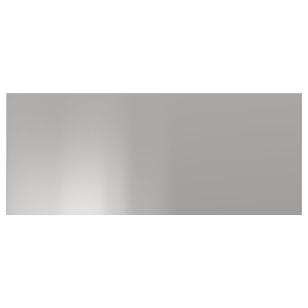 NOGSTA: rectangle stainless steel panel, smooth finish, industrial design.