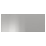 NOGSTA: rectangle stainless steel panel, smooth finish, industrial design.