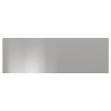 NOGSTA stainless steel panel, sleek rectangular design, chamfered edges, modern industrial look.
