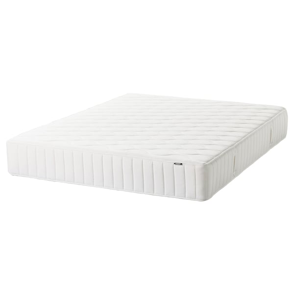 White NORDLI bed mattress, rectangular, quilted pattern, pillow-top design.