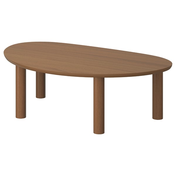 ÖRTRÄSK Coffee table, brown ash veneer, 43 1/4x26 3/4 "