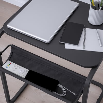 OLSERÖD Side table, anthracite/dark gray, 20 7/8x19 5/8 "