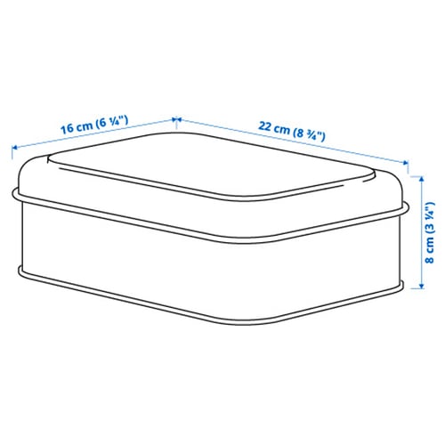 Illustration with measurements for the product: PLOGFÅRA.