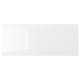 RINGHULT white high-gloss kitchen drawer. Modern, durable, easy-clean design.