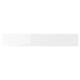 RINGHULT white glossy kitchen drawer. Modern, square, sleek design.