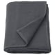 A folded grey SALVIKEN towel featuring a waffle texture on one side and soft terry on the other.