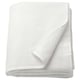 A folded white SALVIKEN bath sheet, featuring a waffle texture on one side and soft terry on the other, made from 100% cotton.