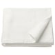 SALVIKEN white towel, soft cotton, folded, waffle and terry texture.