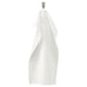 SALVIKEN white towel. Soft, absorbent cotton. Waffle and terry sides. Hangs neatly.