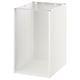 White SEKTION kitchen cabinet - sleek, modern, particleboard & metal.