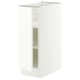SEKTION Base cabinet with shelves, white/Aspudden matte white, 12x24x30 "
