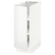 SEKTION white gloss kitchen cabinet, rectangular, modern clean design with adjustable shelves.