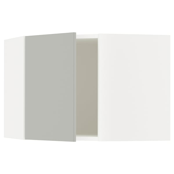 Image shows grey SEKTION kitchen cabinet. Modern light grey tone, rectangle shape, with sleek, clean design.