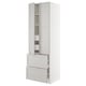 Ikea SEKTION kitchen unit in light grey with cabinets and drawers.
