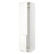 White kitchen cabinet from SEKTION series. Modern, tall, and sleek design with adjustable shelves.