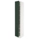 SEKTION kitchen cabinet, white with green door, tall, rectangular, modern design.