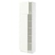 Ikea SEKTION white kitchen cabinet with adjustable shelves.