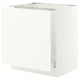 SEKTION / MAXIMERA Base cab f sink/recycling/2 fronts, white/Aspudden matte white, 30x24x30 "