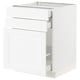 SEKTION white kitchen cabinet, modern design, smooth fronts, robust frame.