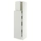 SEKTION / MAXIMERA Hc w p-o func 1dr/4drw, white/Aspudden light gray, 18x24x80 "