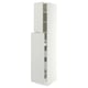 SEKTION / MAXIMERA Hc w p-o func 1dr/4drw, white/Aspudden light gray, 15x24x80 "
