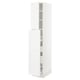 SEKTION kitchen cabinet in white with adjustable shelves and a sleek, rectangular design.