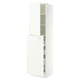 SEKTION / MAXIMERA Hc w p-o func 4drw/1dr/2shlv, white/Aspudden matte white, 24x24x90 "