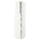 White SEKTION kitchen cabinet with adjustable shelves.