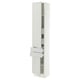 SEKTION / MAXIMERA High cab w 2drs/2 fronts/4 drawers, white/Aspudden light gray, 15x15x80 "
