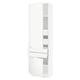 Ikea SEKTION matte white kitchen cabinet, modern minimalist, fully adjustable shelves, soft-close hinges.