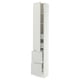 SEKTION / MAXIMERA High cab w door/2 fronts/4 drawers, white/Aspudden light gray, 15x15x90 "