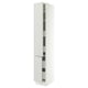 SEKTION / MAXIMERA High cb w 2 doors/shelves/4 drawers, white/Aspudden light gray, 15x24x90 "