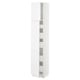 SEKTION kitchen cabinet, white, rectangular, modern design, with multiple shelves.