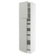 SEKTION kitchen cabinet, light grey, modern design, adjustable shelves, soft-closing hinges.