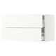 SEKTION / MAXIMERA Wall cabinet with 2 drawers, white/Aspudden matte white, 36x15x20 "