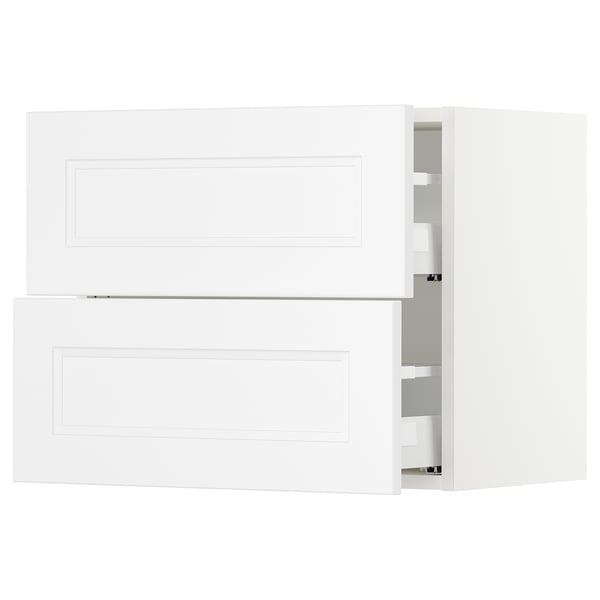 White SEKTION kitchen cabinet, modern design with smooth fronts.