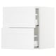White SEKTION kitchen cabinet with modern, minimalist design in a sleek, minimalist shape.