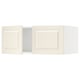 SEKTION cream kitchen cabinet, off-white with bevelled doors.