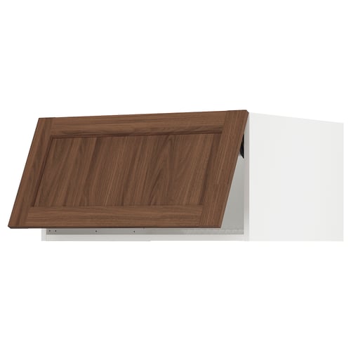 SEKTION kitchen cabinet, dark wood, rectangular.