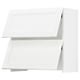 White SEKTION extractor hood with cabinets, sleek design.
