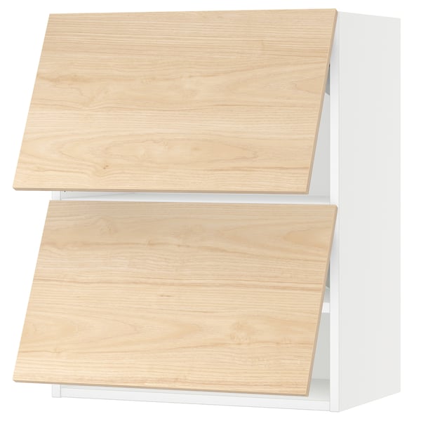 SEKTION kitchen units: light wood, modern, wall-mounted.