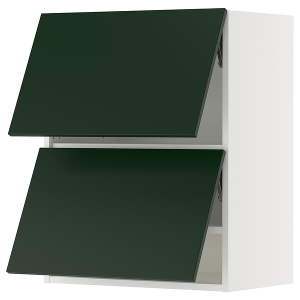 SEKTION kitchen unit with green panels; modern, rectangular design.