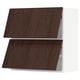 Dark brown wooden kitchen cabinets with modern minimalist design.
