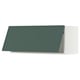 SEKTION Wall cabinet horizontal, white/Aspudden dark gray-green, 36x15x15 "