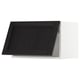 SEKTION Wall cabinet horizontal, white/Lerhyttan black stained, 24x15x15 "