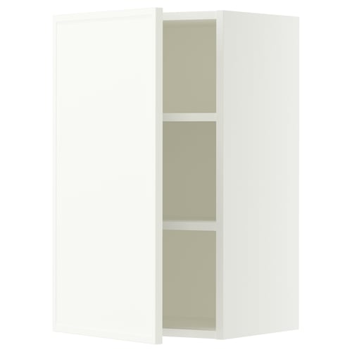 SEKTION Wall cabinet, white/Aspudden matte white, 18x15x30 "